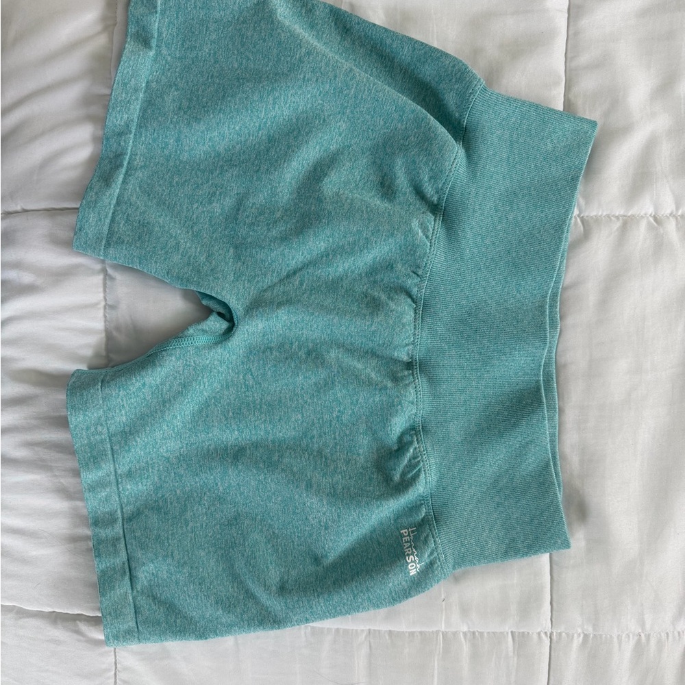 Women's Athletic Shorts in Teal and purple by DFYNE